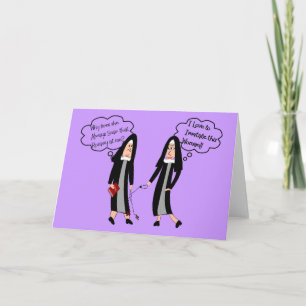 Tarjeta Regalos de "Irritación Extrema" de Monjas