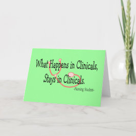 Tarjeta Regalos de la enfermera de estudiante