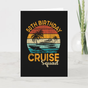 Tarjeta Regalos de la escuadra del crucero de cumpleaños 5