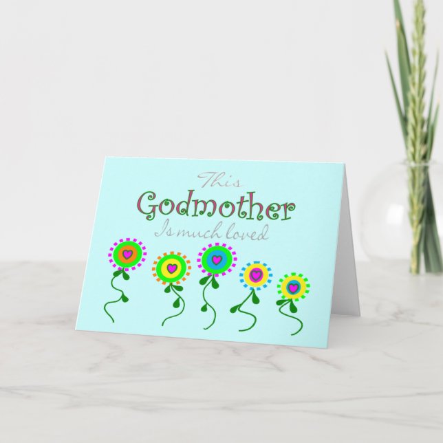 Tarjeta Regalos de la Madrina para cualquier ocasión (Anverso)
