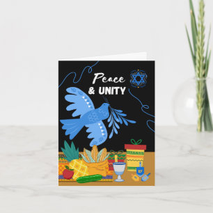 Tarjeta Regalos de la unidad de la paz de Kwanzukah
