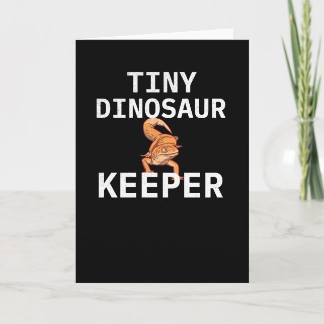 Tarjeta Regalos de leopardo | Lizard Leopard Gecko Lover (Anverso)