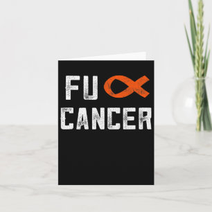 Tarjeta Regalos De Leucemia Para Mujeres Con Cáncer De Fck