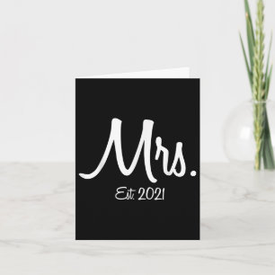 Tarjeta Regalos De Matrimonio Únicos Para Novia Groom Mrs.