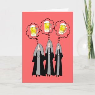 Tarjeta Regalos de monjas católicas~~Divertido