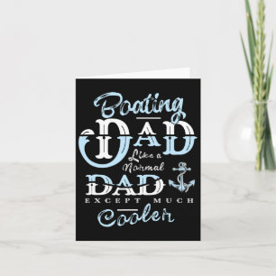 Tarjeta Regalos De Papá En Bote Para Papi Padre Día Hombre