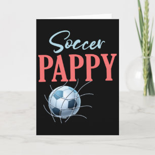 Tarjeta Regalos de Pappy de fútbol para el día del padre a