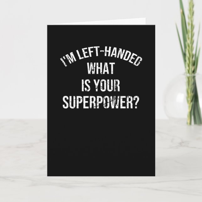 Tarjeta Regalos de personas a la izquierda Orgullosos Left (Anverso)