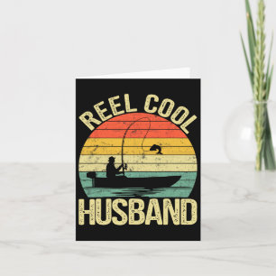 Tarjeta Regalos de pesca para el Día del Padre para esposo