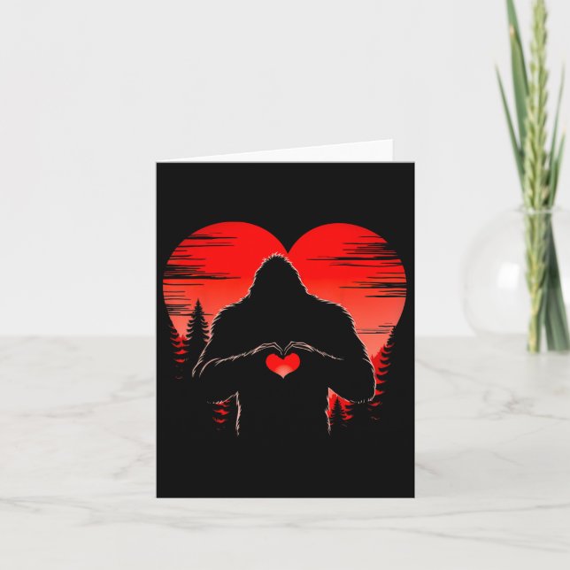 Tarjeta Regalos De Pie Grande día de San Valentín Para Niñ (Anverso)