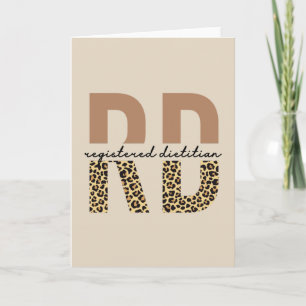 Tarjeta Regalos de RD por la huella de la dietista registr