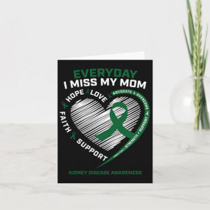 Tarjeta Regalos de recuerdo amoroso Extraño a mi mamá Enfe