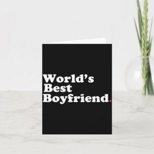 Tarjeta Regalos de San Valentín para él, el mejor novio de