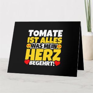 Tarjeta Regalos de tomates para los amantes del tomate