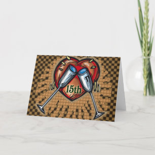 Tarjeta Regalos del 15º Aniversario de Boda
