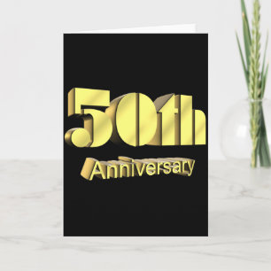 Tarjeta Regalos del 50° aniversario del Boda
