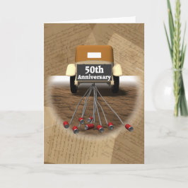 Tarjeta Regalos del 50° aniversario del Boda