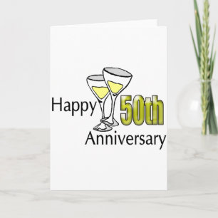 Tarjeta Regalos del 50° aniversario del Boda