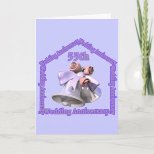 Tarjeta Regalos del 55° Aniversario del Boda