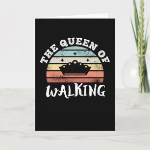 Tarjeta Regalos del Día de la Madre La Reina de Caminar