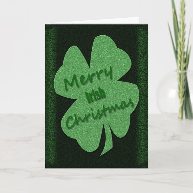 Tarjeta Regalos del día de St Patrick del irlandés (Anverso)