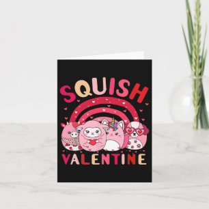 Tarjeta Regalos del escuadrón Squish Valentine lindos para