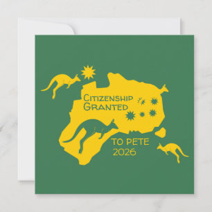 Tarjeta Regalos del Partido de Ciudadanía Australiana