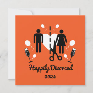 Tarjeta Regalos divertidos de simpatía por divorcio