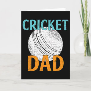 Tarjeta Regalos divertidos para papá jugador de cricket an