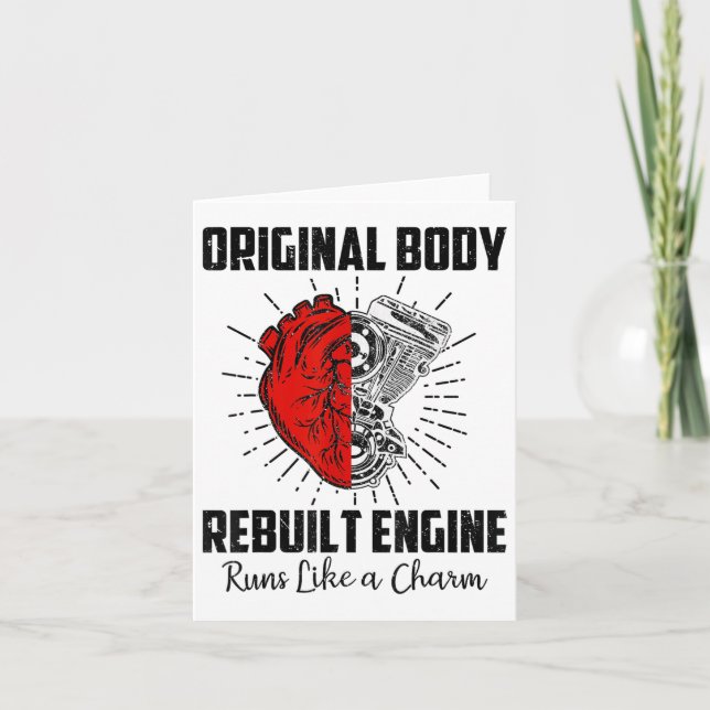 Tarjeta Regalos divertidos para recuperación de sobrevivie (Anverso)