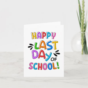 Tarjeta Regalos Escolares Por Día Para Los Niños Graduados