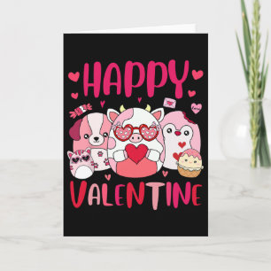 Tarjeta Regalos Feliz Día de San Valentín para Niños W