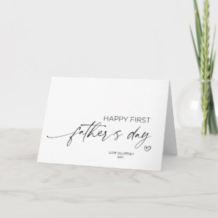 Tarjeta Regalos Feliz Primer Día del Padre al Esposo de la