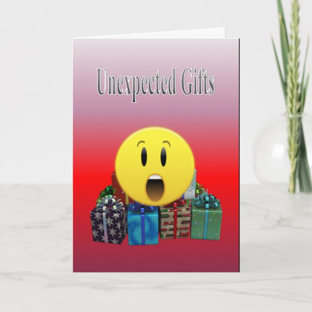 Tarjeta Regalos inesperados (Anverso)