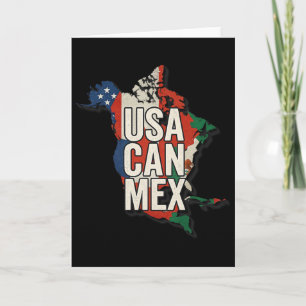 Tarjeta Regalos para aficionados al fútbol de EE. UU. Can