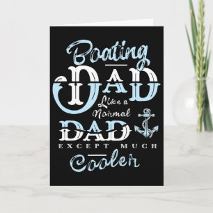 Tarjeta Regalos para papá navegante para el día del padre