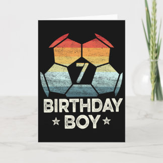 Tarjeta Regalos para un jugador de fútbol de 7 años Cumple
