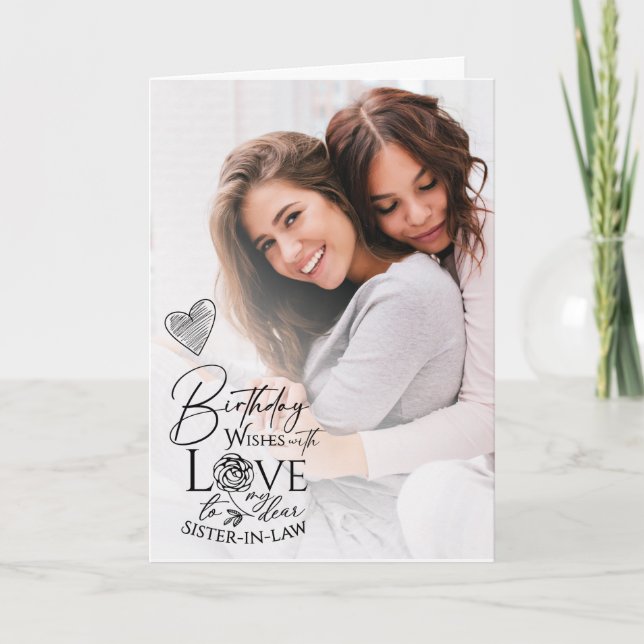 Tarjeta Regalos personalizados para cuñada (Anverso)