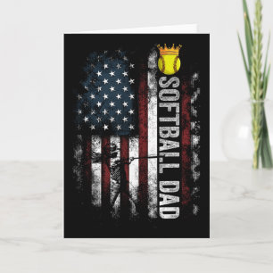 Tarjeta Regalos suaves para papá bandera de EE. UU. Para h