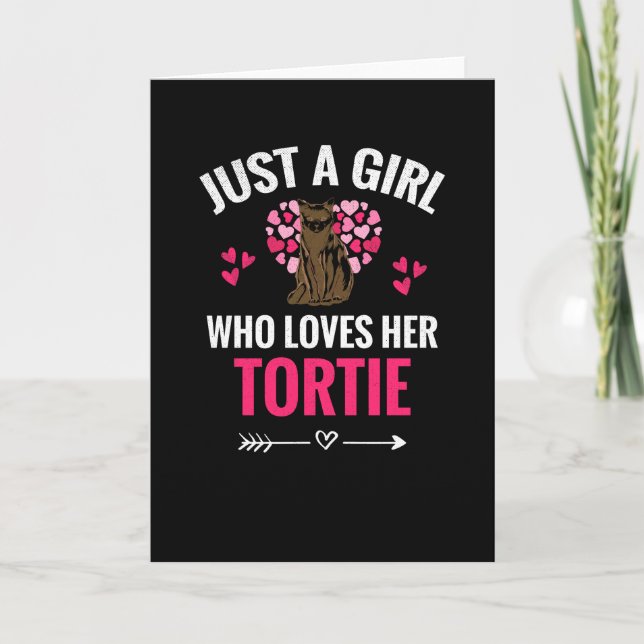 Tarjeta Regalos Tortie Cat Para Mujeres TortoisesHell Cat  (Anverso)