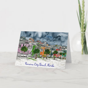 Tarjeta Regalos tropicales del arte de la Florida de la