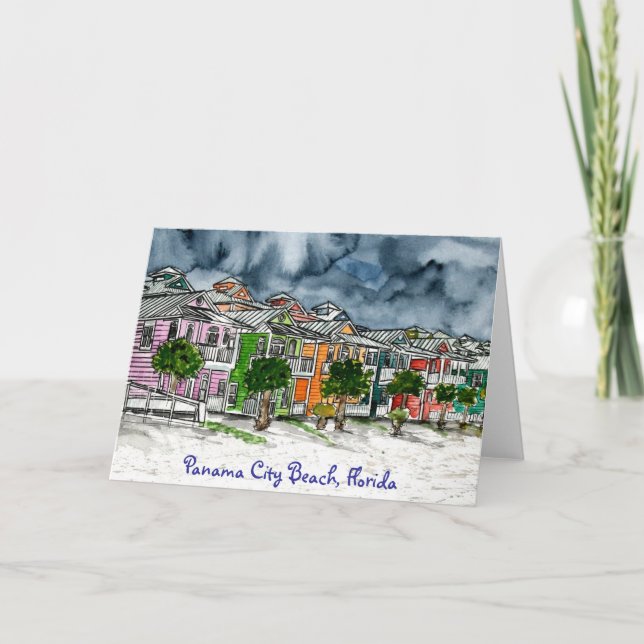 Tarjeta Regalos tropicales del arte de la Florida de la (Anverso)