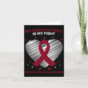 Tarjeta Regalos Uncle Multiple Myeloma Awareness Products