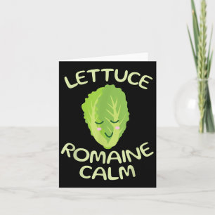 Tarjeta Regalos Únicos de Ropa Vegana Vegetariana Lechuga