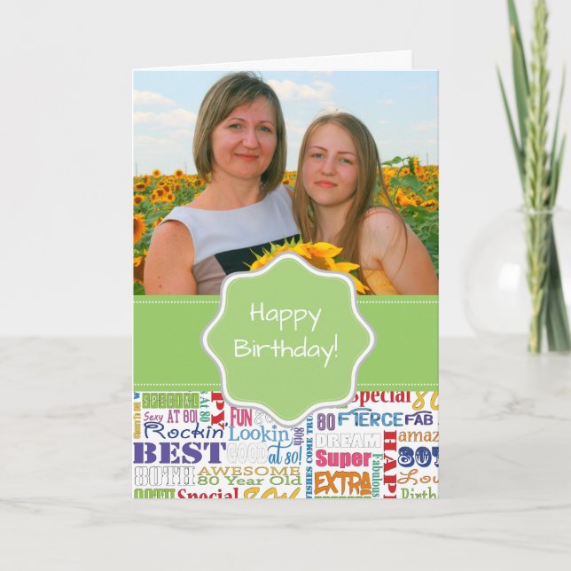 Tarjeta Regalos Únicos Y Especiales De La Fiesta De Cumple (Anverso)