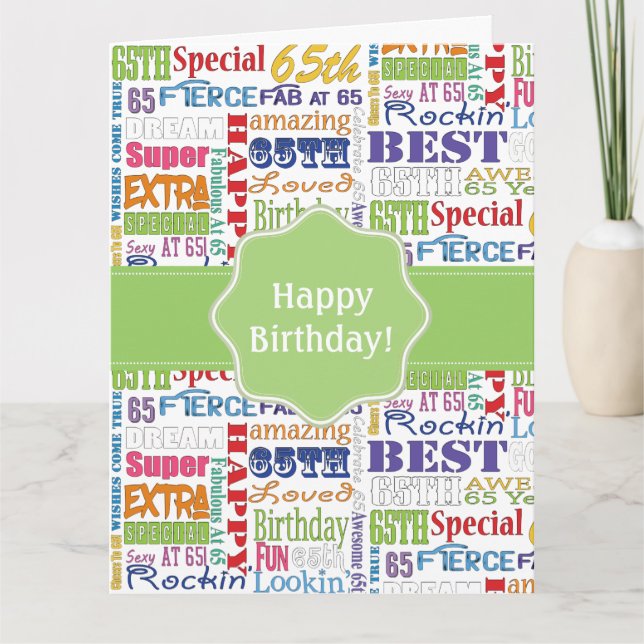 Tarjeta Regalos Únicos Y Especiales De La Fiesta De Cumple (Anverso)