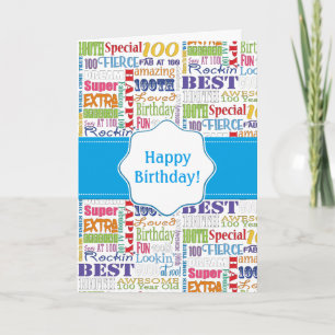 Tarjeta Regalos únicos y especiales de la Fiesta del Cumpl