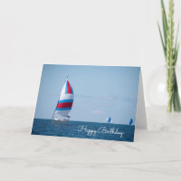 regata de barco de vela por el cumpleaños en el la