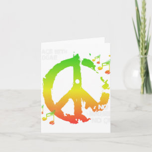 Tarjeta Reggae Peace - Vida Jamaiquina