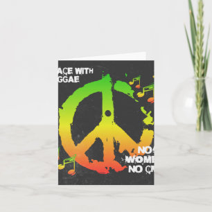 Tarjeta Reggae Peace - Vida Jamaiquina
